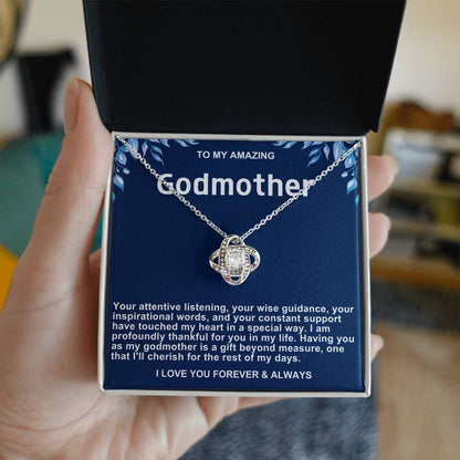 Godmother Love Knot Necklace