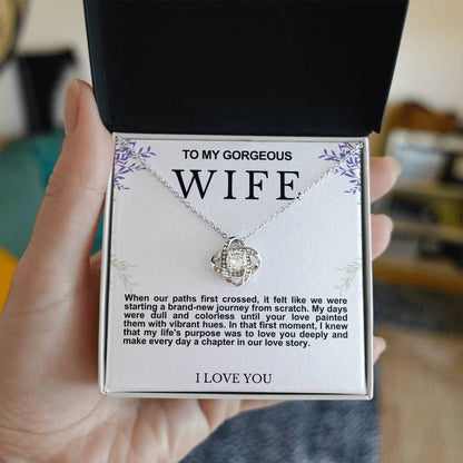 Wife Love Knot Necklace