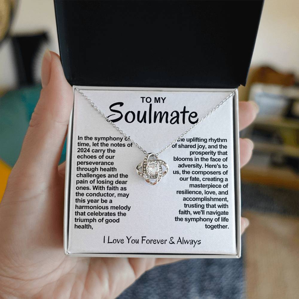 Soulmate Love Knot Necklace-The Composers of Our Fate