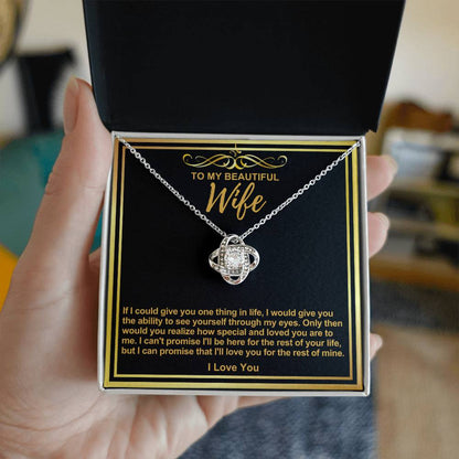 Wife Love Knot Necklace