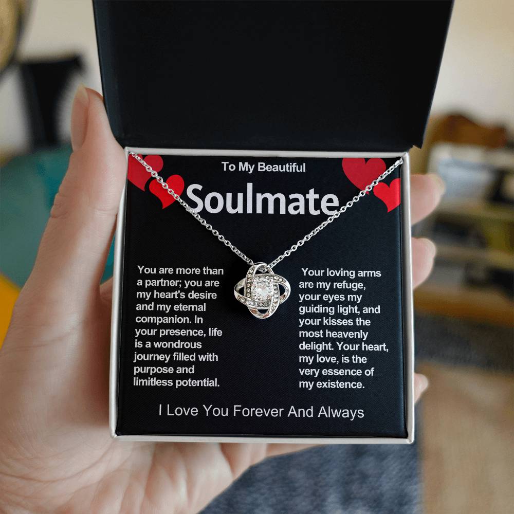 Soulmate Love Knot Valentine Necklace