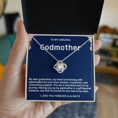 Godmother Love Knot Necklace