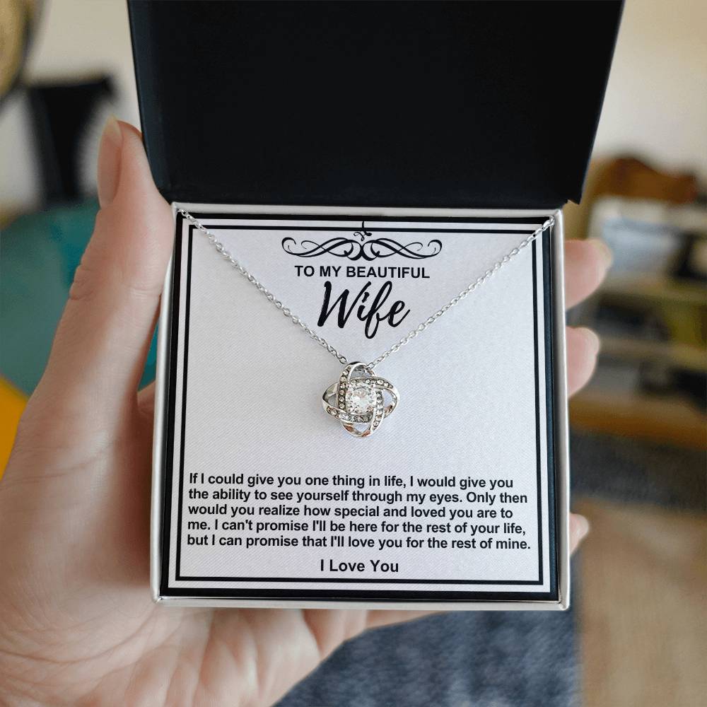 Wife Love Knot Necklace