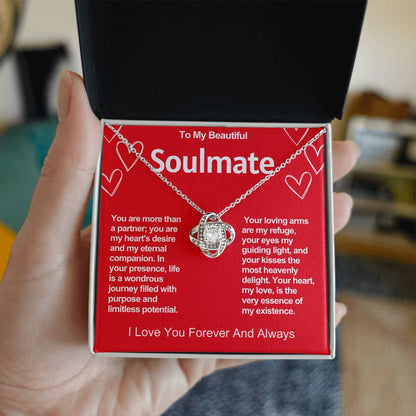 Soulmate Love Knot Valentine Necklace