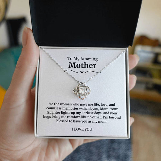 32 To My Amazing Mother Necklace