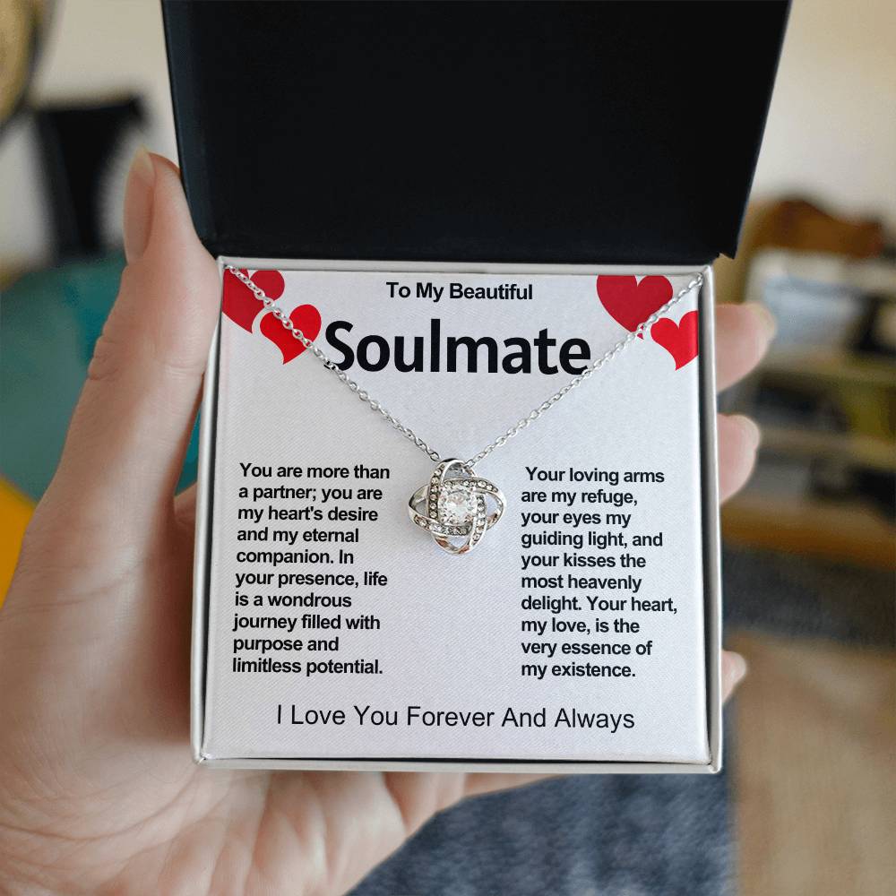 Soulmate Love Knot Valentine Necklace