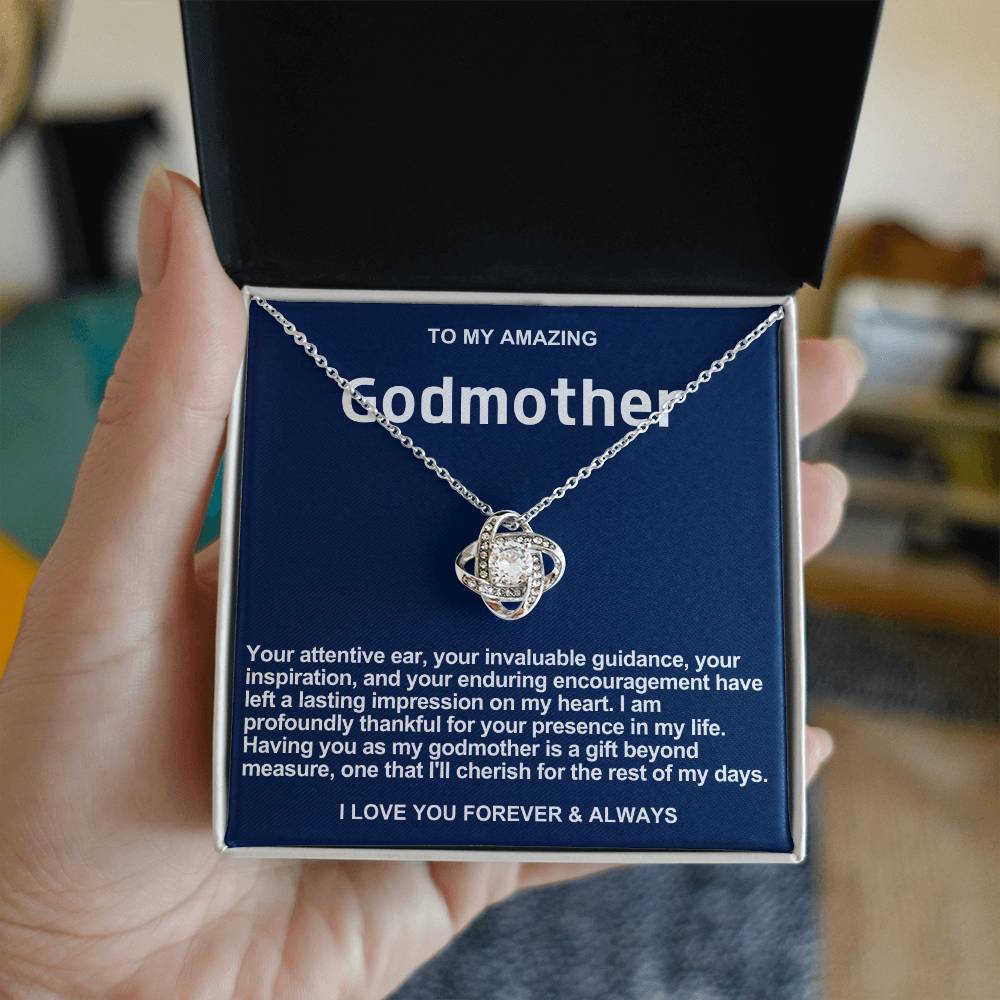 Godmother Love Knot Necklace