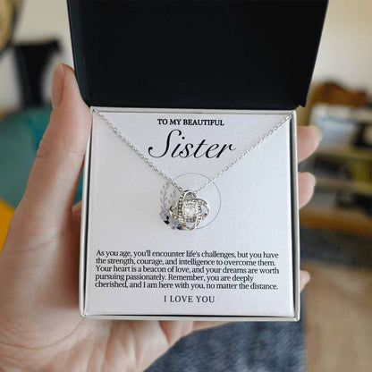 Sister Love Knot Necklace