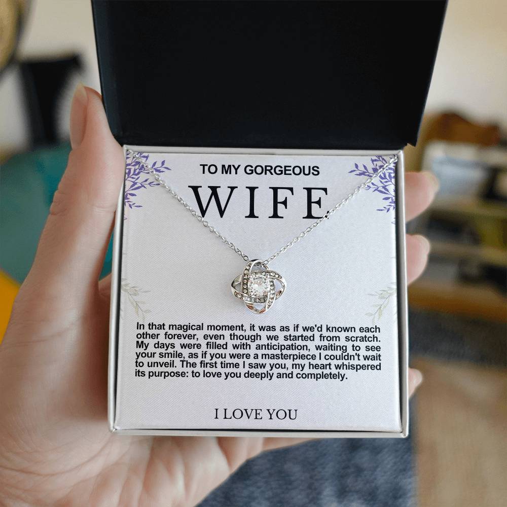 Wife Love Knot Necklace