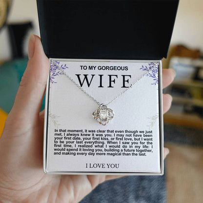 Wife Love Knot Necklace