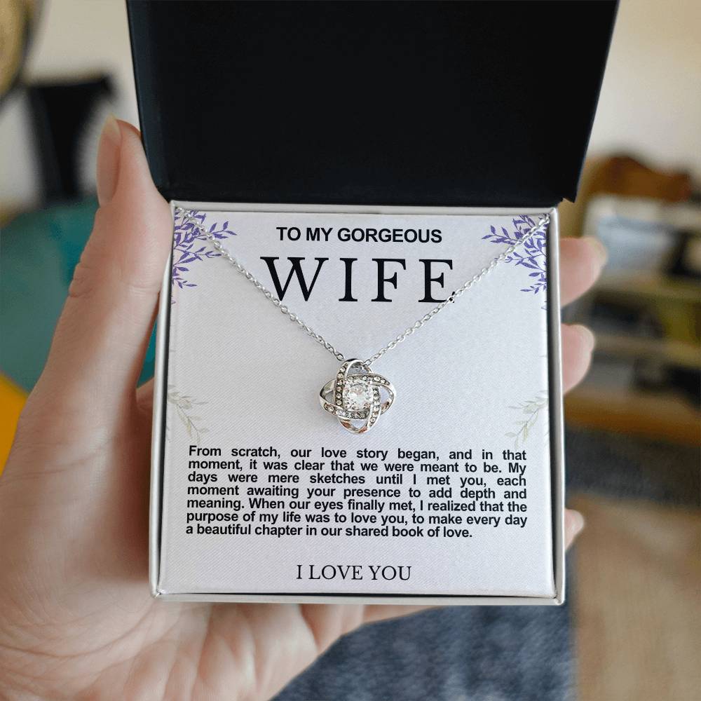 Wife Love Knot Necklace