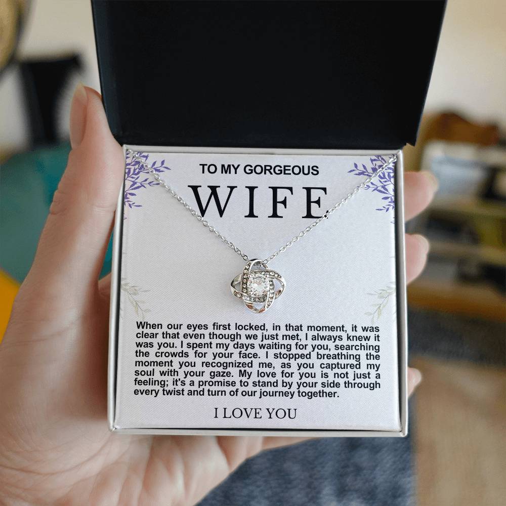 Wife Love Knot Necklace