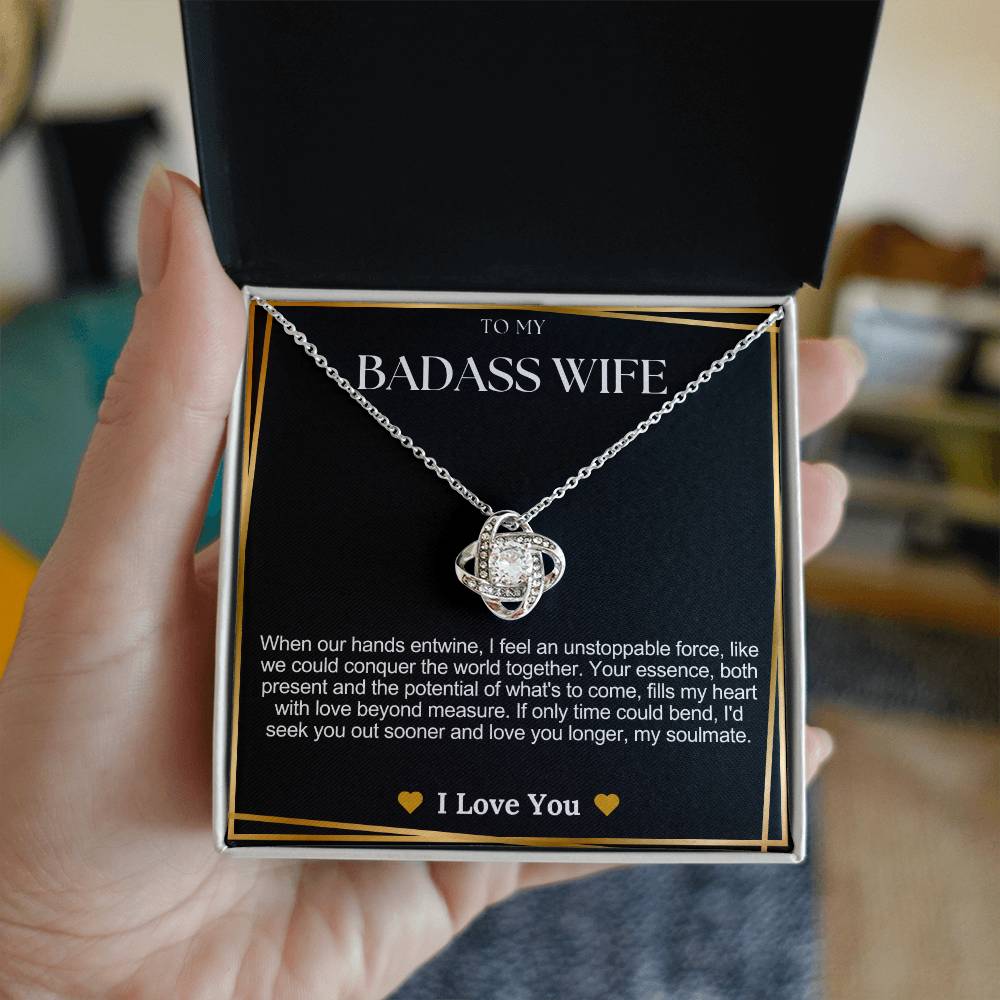 Wife Love Knot Necklace