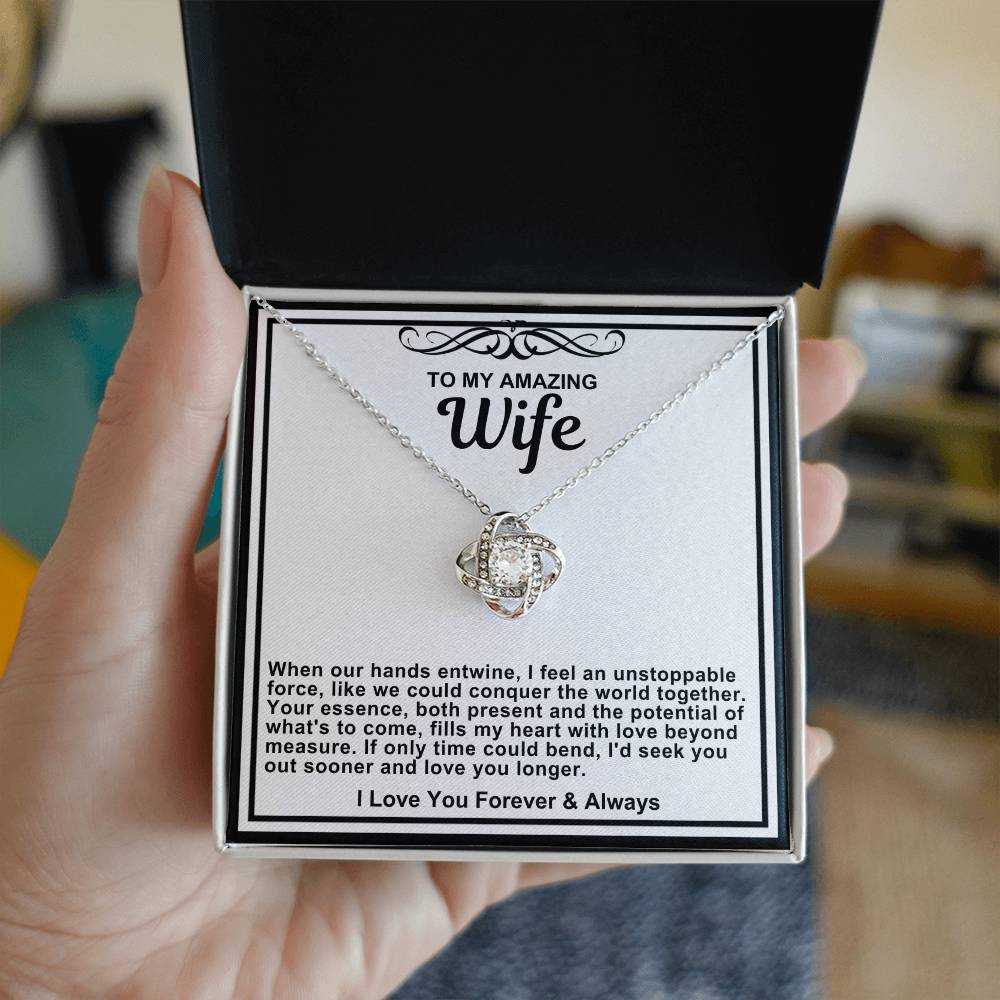 Wife Love Knot Necklace