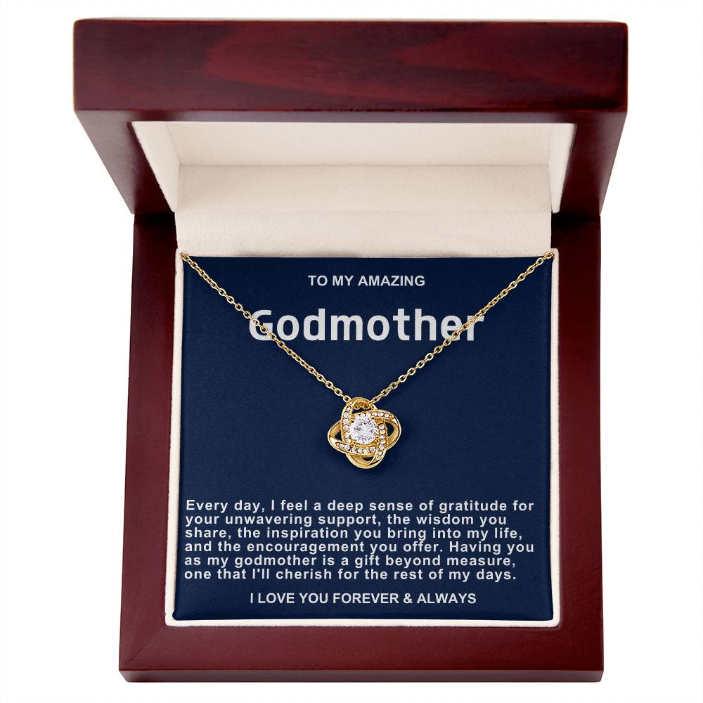 Godmother Love Knot Necklace