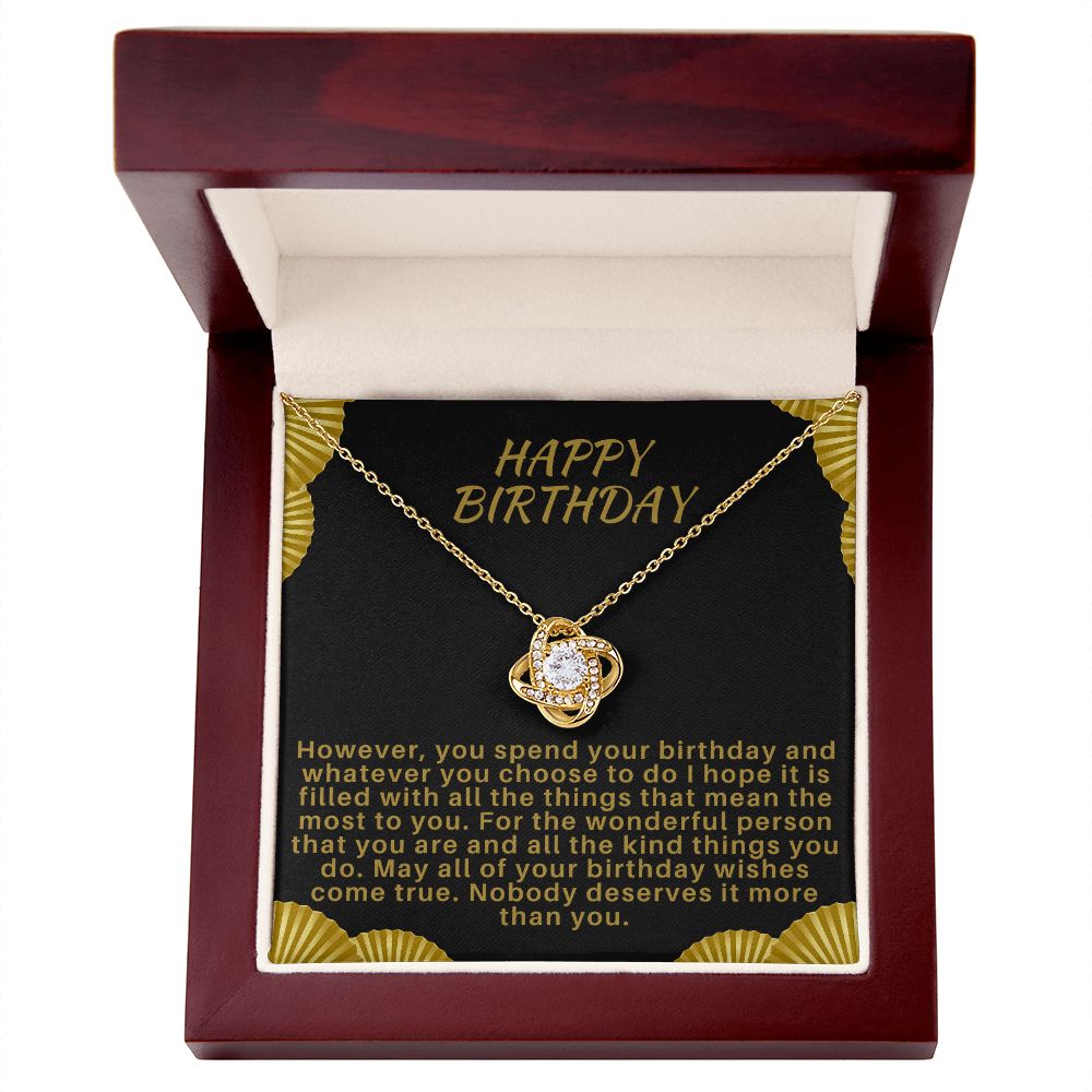 Happy Birthday Necklace