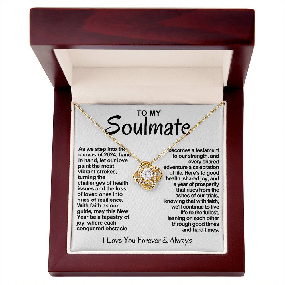 Soulmate Love Knot Necklace-As We Step Into The Canvas of 2024