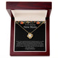 To An Amazing New Mom Love Knot Necklace