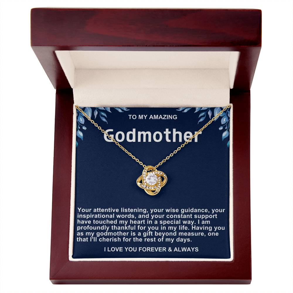 Godmother Love Knot Necklace