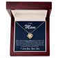 To My Mom Love Knot Necklace- Raising A Man