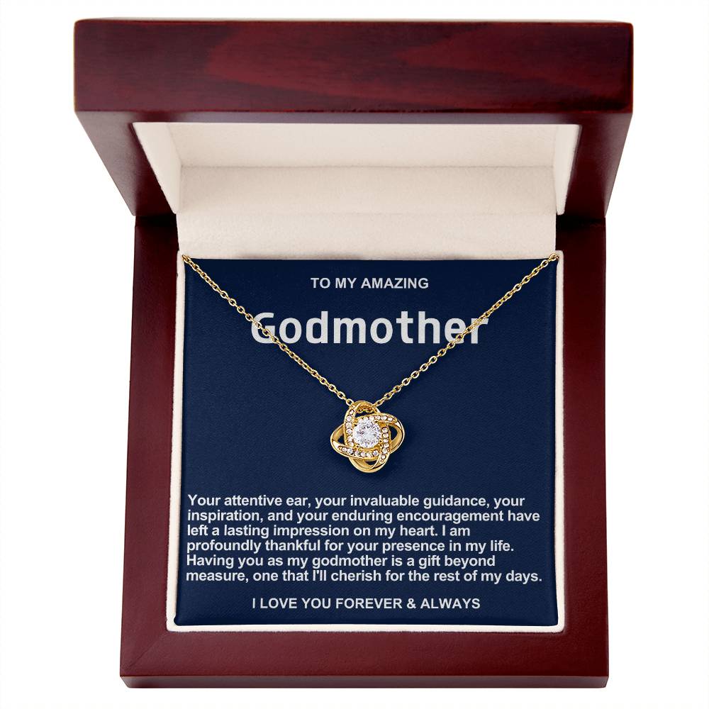 Godmother Love Knot Necklace