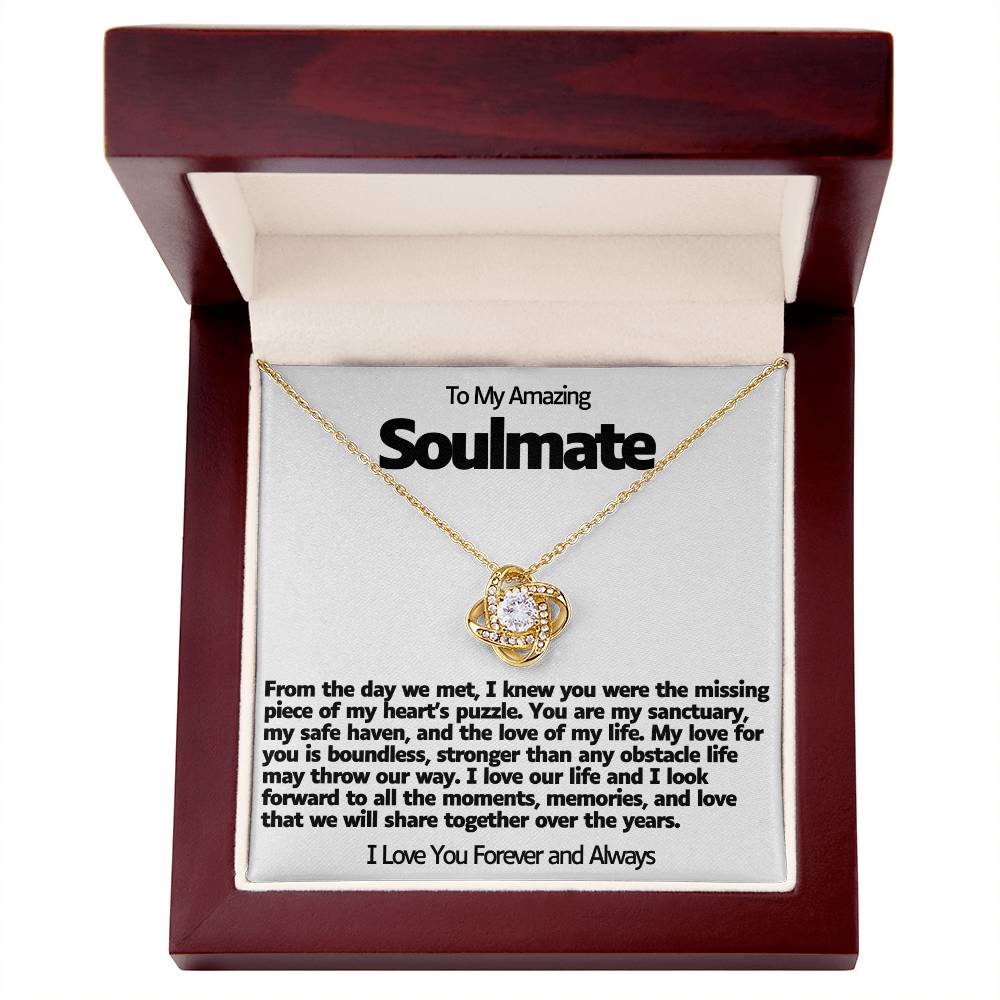 Soulmate Love knot Necklace