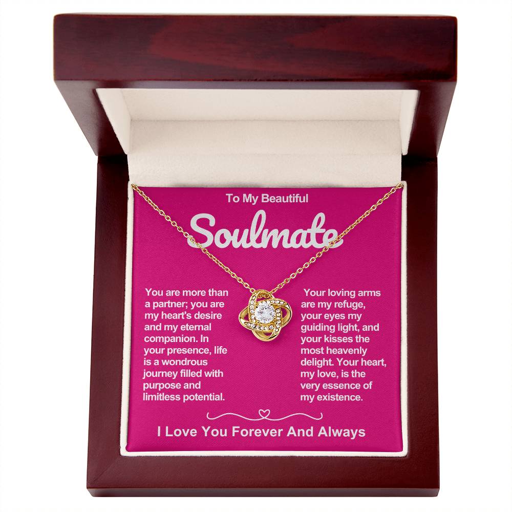 Soulmate Love Knot Valentine Necklace