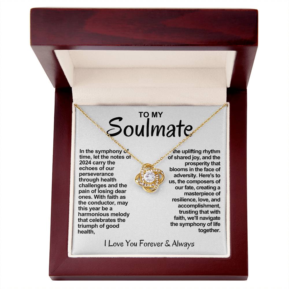 Soulmate Love Knot Necklace-The Composers of Our Fate