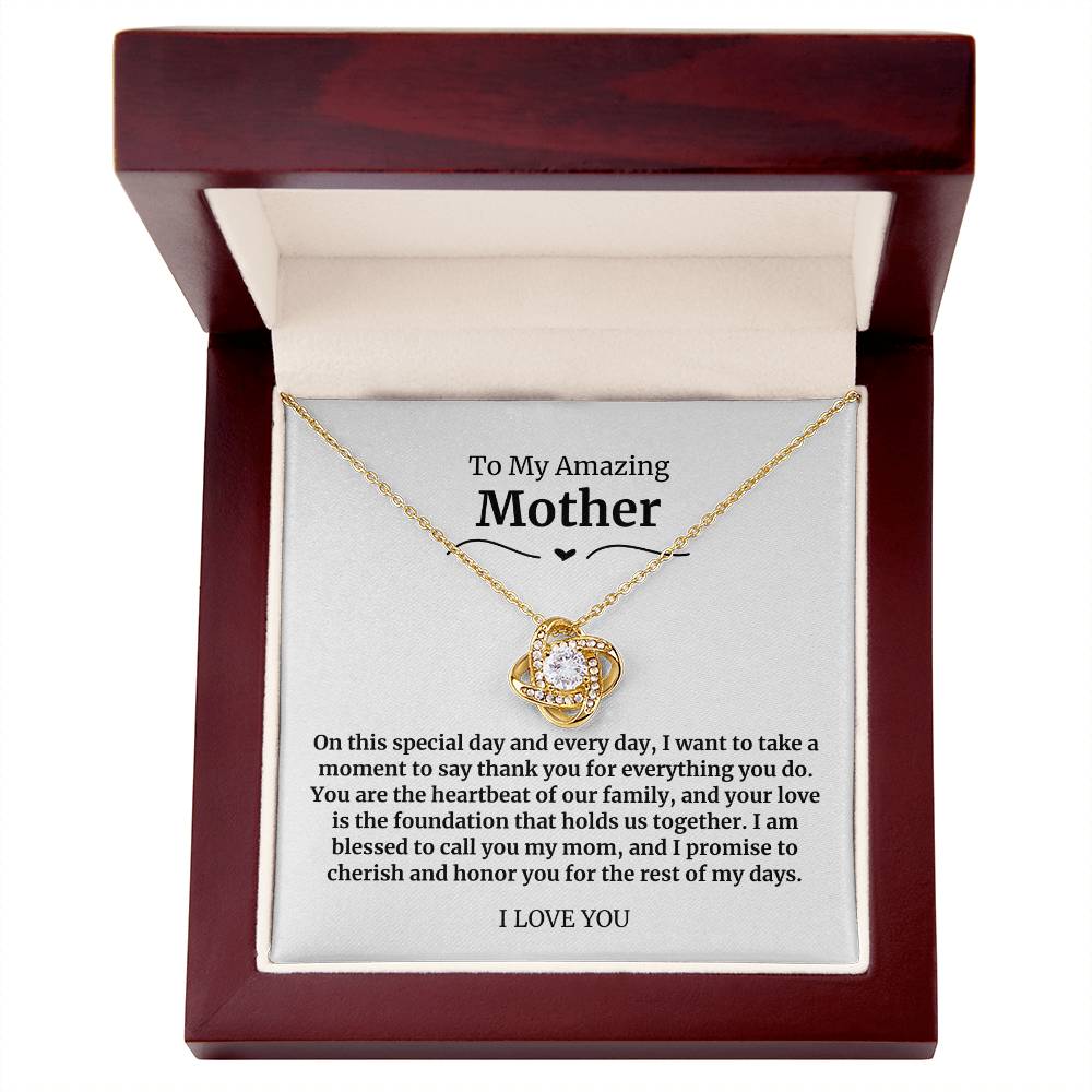 9 To My Amazing Mother Necklace