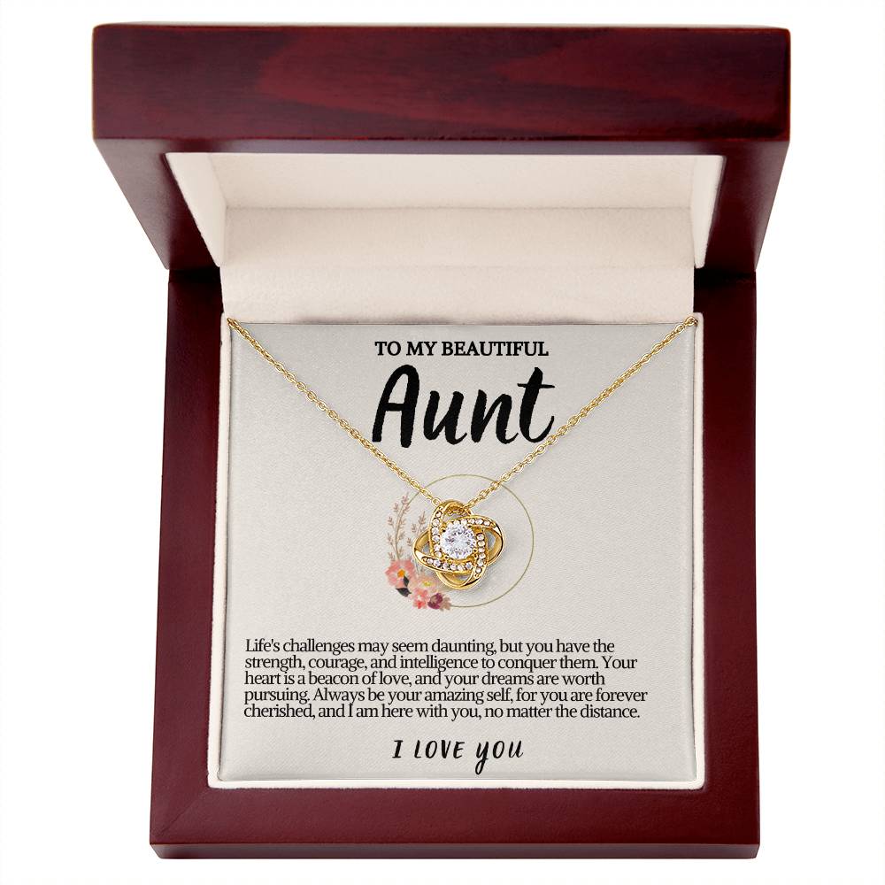 Aunt Love knot Necklace