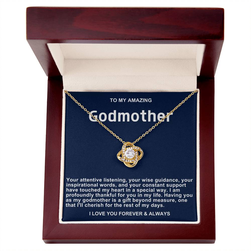 Godmother Love Knot Necklace