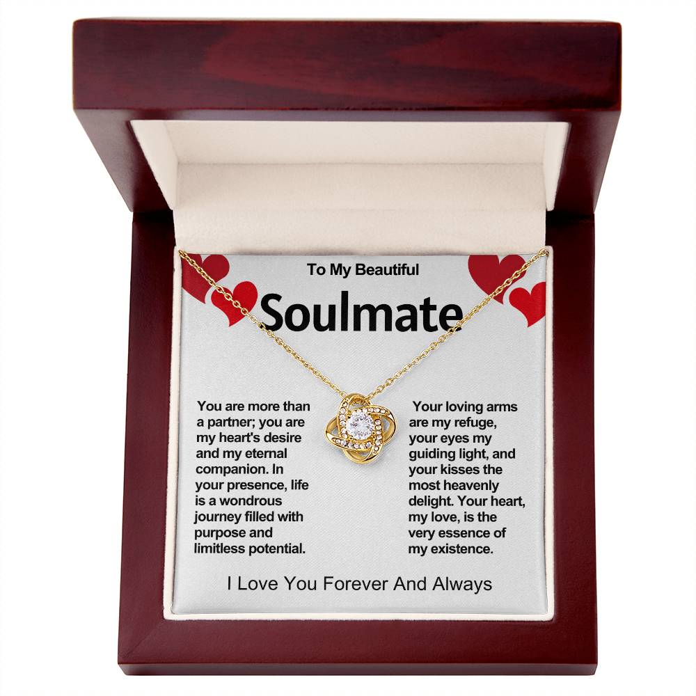 Soulmate Love Knot Valentine Necklace