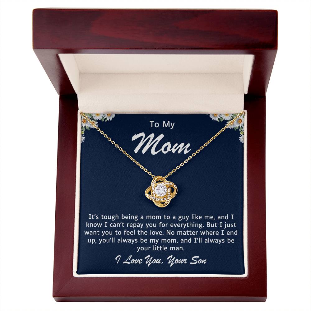 Mother Love Knot Necklace-You Will Always Be My Mom