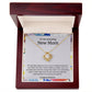 To An Amazing New Mom Love Knot Necklace