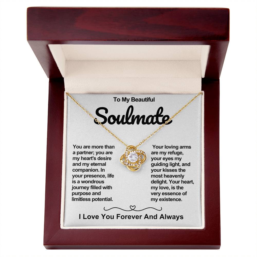 Soulmate Love Knot Valentine Necklace