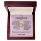 Beautiful Gift To Daughter  "You Are Loved More Than You Can Imagine"  Necklace