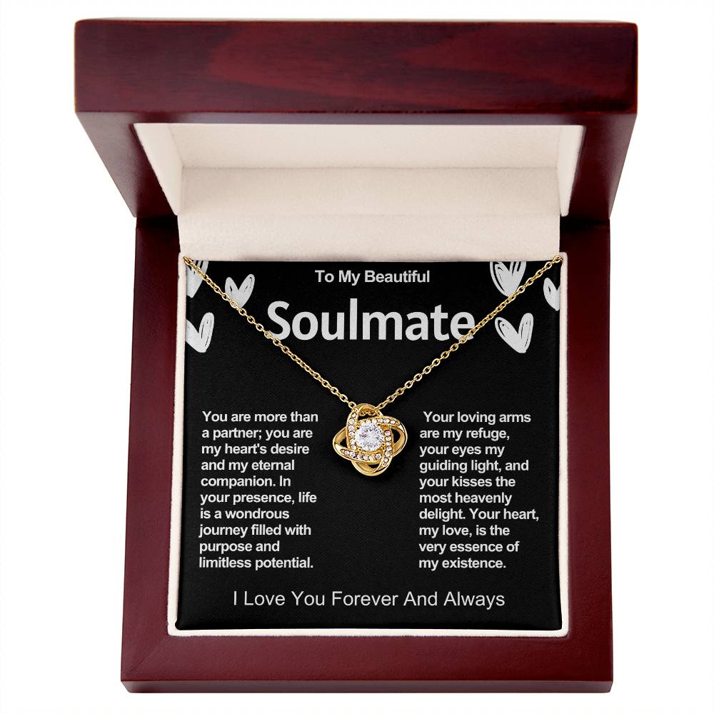 Soulmate Love Knot Valentine Necklace