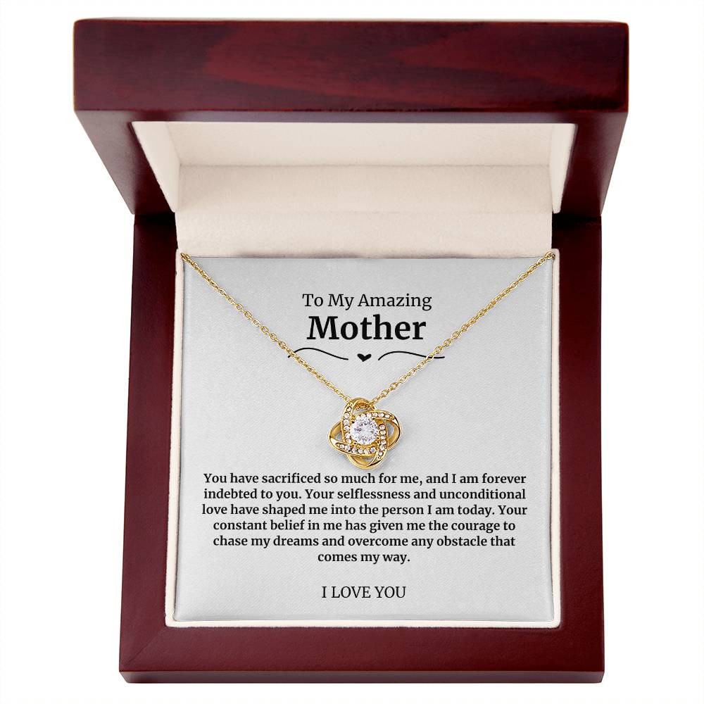 5 To My Amazing Mother Necklace