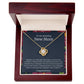 To An Amazing New Mom Love Knot Necklace