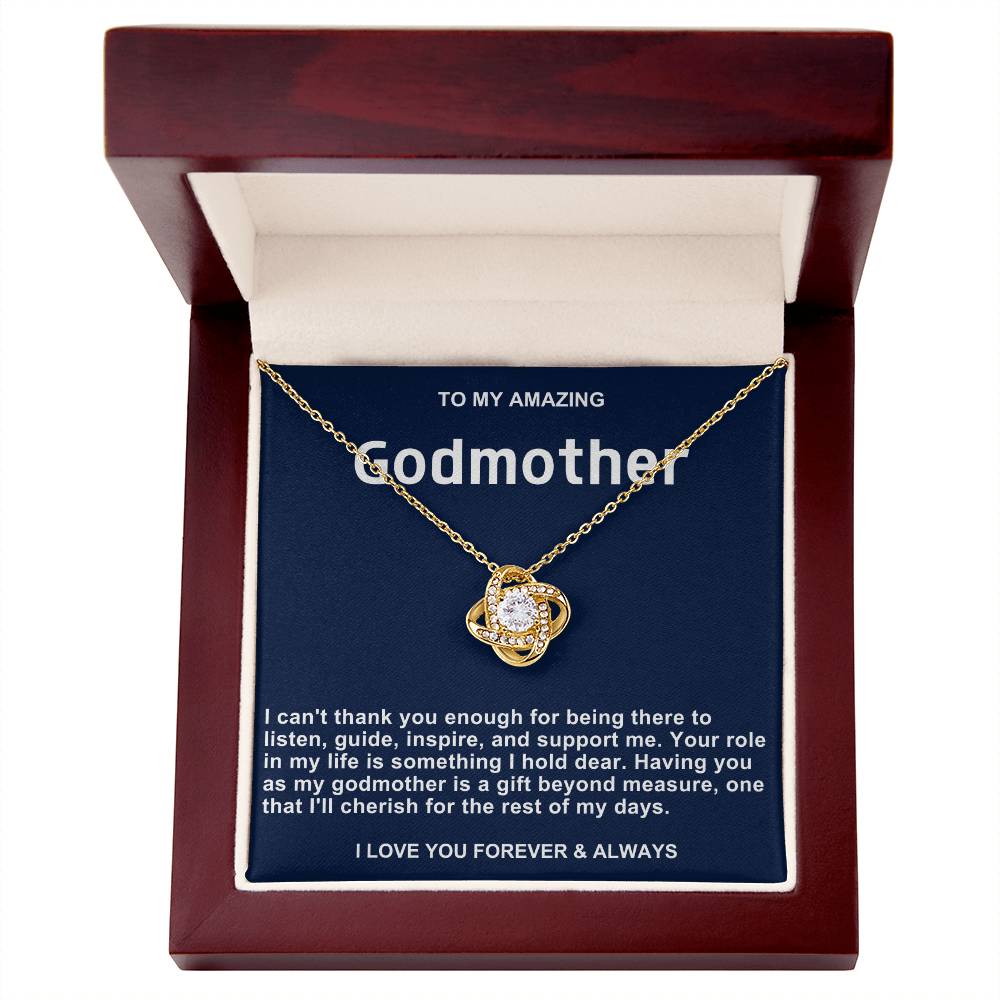 Godmother Love Knot Necklace