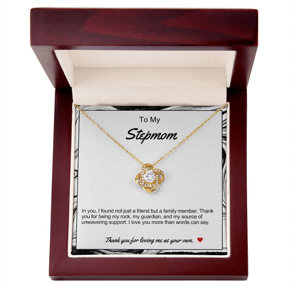 Stepmom Love Knot Necklace