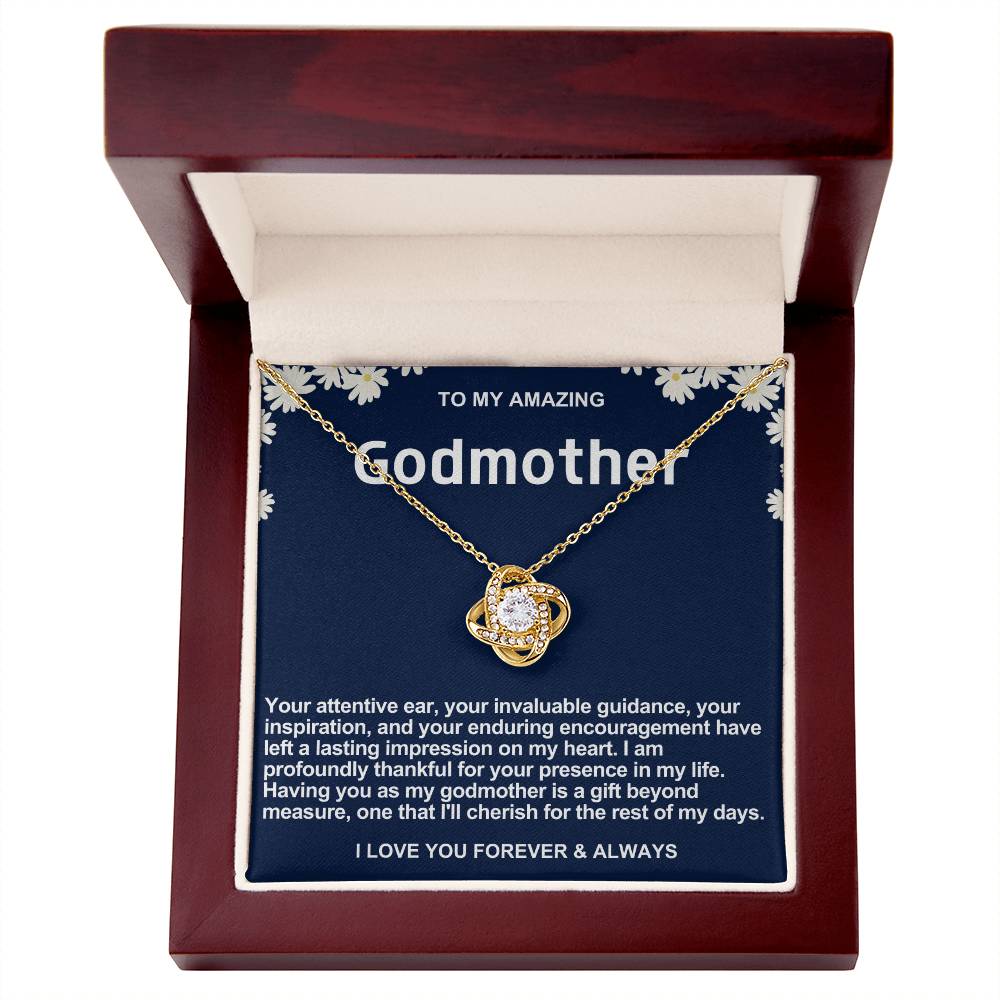 Godmother Love Knot Necklace