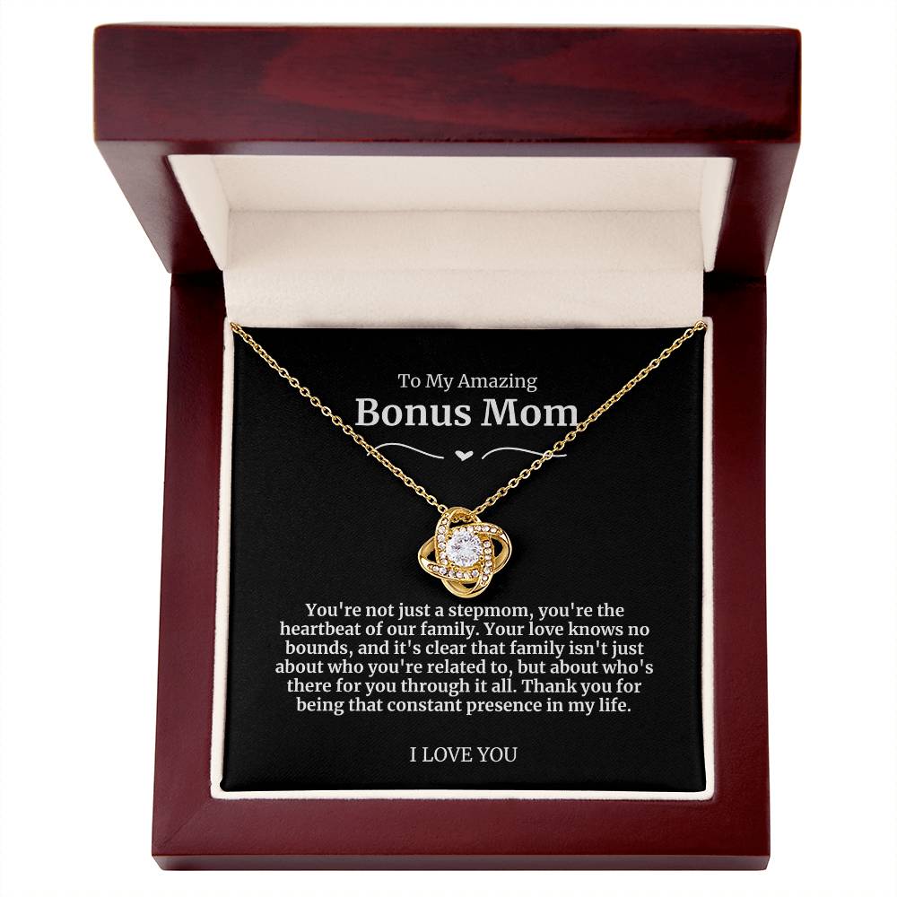 To My Amazing Bonus Mom Necklace