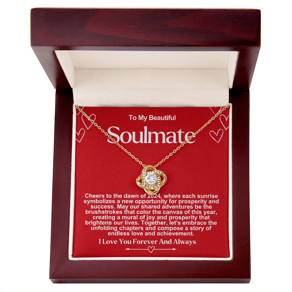 Soulmate New Year Love Knot Necklace