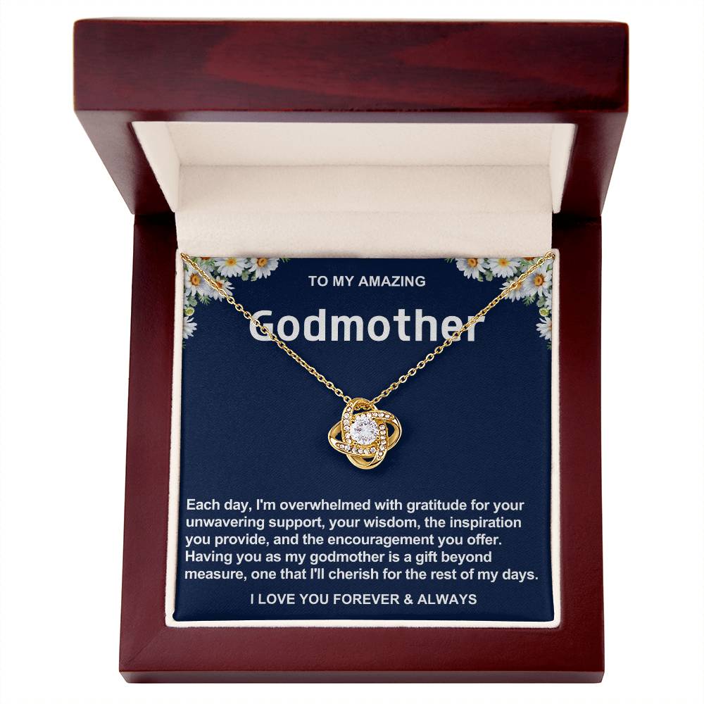 Godmother Love Knot Necklace