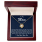 Mother Love Knot Necklace-You Will Always Be My Mom