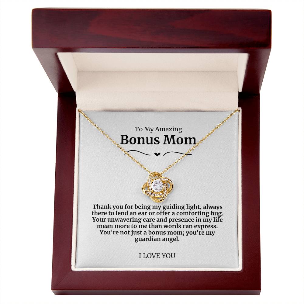 To My Amazing Bonus Mom Necklace