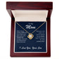 To My Mom Love Knot Necklace-You'll Always Be My Mom