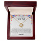 To My Amazing Mom Love Knot Necklace