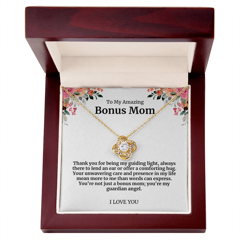 To My Amazing Bonus Mom Necklace